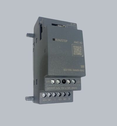 Modulo AQ Logo  Siemens   6ED 1055-1MM00-OBA2  . Ouput  2 x (0...10V or 0/4 mA)